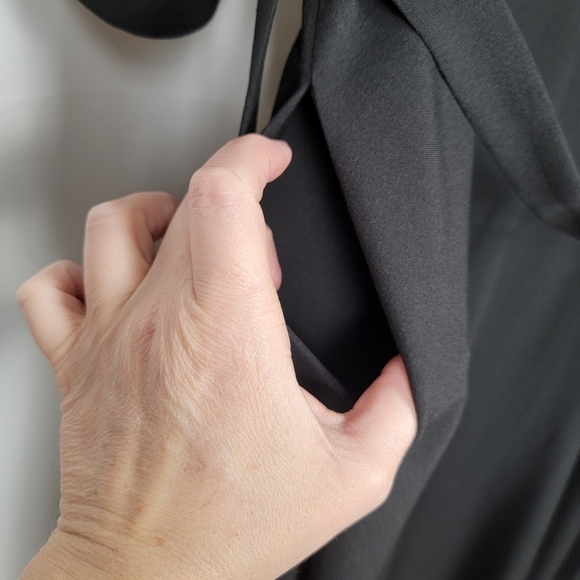 Sharagano Black Button-Down Dress NWOT #2629 - Picture 11 of 13